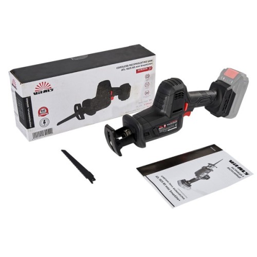 Шабельна пила Vitals Professional, ATz 1825 BS mini SmartLine+, 18V, пропил 180мм, хід 25.4мм, 1.8кг (без АКБ та ЗП) (184454)