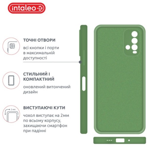 Чохол до мобільного телефона Intaleo SoftShell Xiaomi Redmi 9T Green (1283126564222)