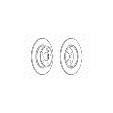 Гальмівний диск FERODO DDF2335C