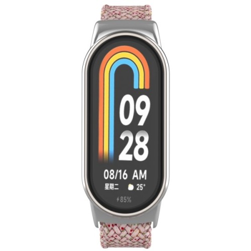 Ремінець до фітнес браслета Armorstandart Braided Solo Loop для Xiaomi Smart Band 10/9/8 Starlight Pink (ARM86885)