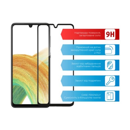 Скло захисне ACCLAB Full Glue Samsung A33 5G (1283126522383)
