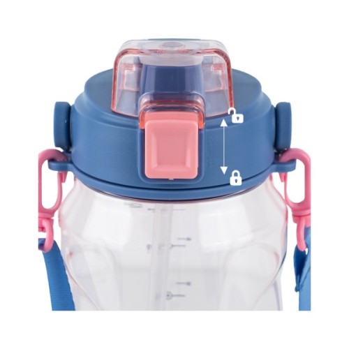 Поїльник-непроливайка Kite 1500 мл, рожева (K24-1202-2)