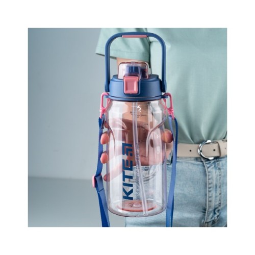 Поїльник-непроливайка Kite 1500 мл, рожева (K24-1202-2)