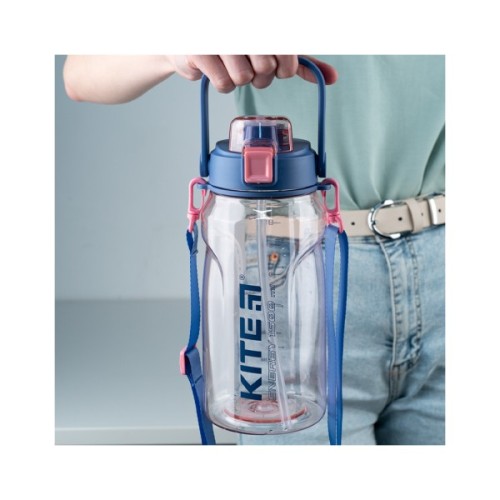 Поїльник-непроливайка Kite 1500 мл, рожева (K24-1202-2)