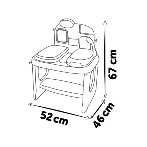 Ігровий набір Smoby Центр для догляду за тваринами з пандою (340406)