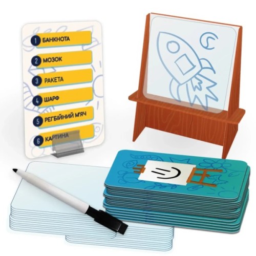 Настільна гра WoodCat Дотепні Лінії (Broad Lines) (укр.) (W0032)