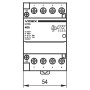 Контактор Videx 4п 40А 4НВ VF-RS-MC4O-40 RESIST