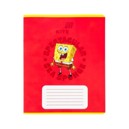 Зошит Kite Sponge Bob, 18 аркушів, лінія (SB26-237)