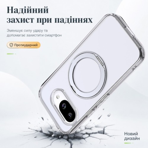 Чохол до мобільного телефона BeCover Aura Fold Google Pixel 9a Transparent (715668)