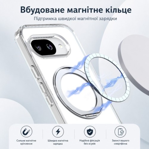 Чохол до мобільного телефона BeCover Aura Fold Google Pixel 9a Transparent (715668)