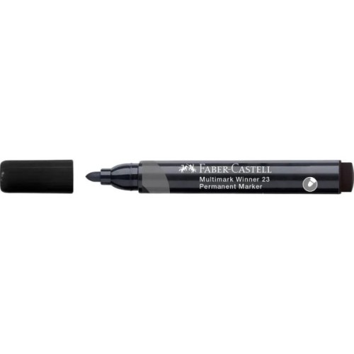 Маркер Faber-Castell перманентний Multimark Winner 23, колір чорний (32839)