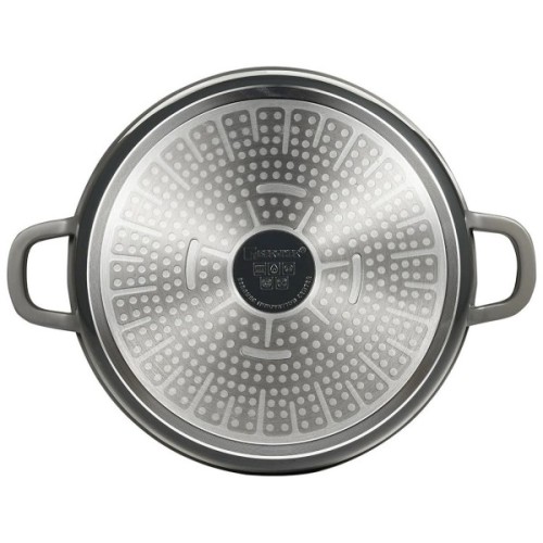 Каструля Bergner Excalibur з кришкою Сіра 2,2 л (BG-36100-GY)