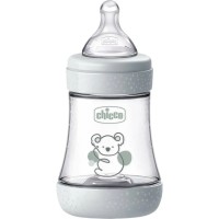 Пляшечка для годування Chicco Perfect 5 із силіконовою соскою 0+ місяців 150 мл Сіра (20211.32.40)