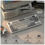 Клавіатура Attack Shark K86 RGB Wireless/Bluetooth/USB UA Gradient Black (K86BG_AS)