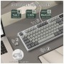 Клавіатура Attack Shark K86 RGB Wireless/Bluetooth/USB UA Gradient Black (K86BG_AS)