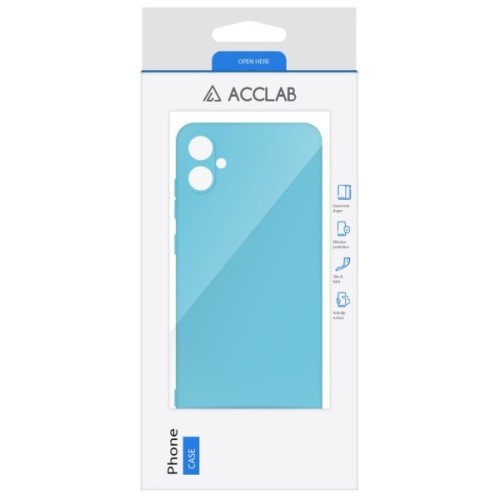 Чохол до мобільного телефона ACCLAB Silicone Case Samsung Galaxy A05 Light Blue (1283126601514)