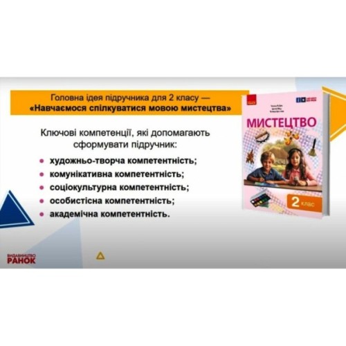 Підручник Мистецтво. Інтегрований курс для 2 класу ЗЗСО - Т.Є. Рубля, Т.Л. Щеглова, І.Л. Мед Ранок (9786170990174)