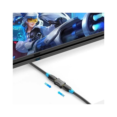 Перехідник HDMI F to HDMI F black Vention (AIRB0)