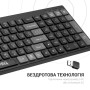 Клавіатура OfficePro SK985B Wireless/Bluetooth Black (SK985B)