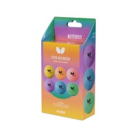 М'ячик для настільного теніса Butterfly Coloured Balls 6 шт (7011630440) (931944)