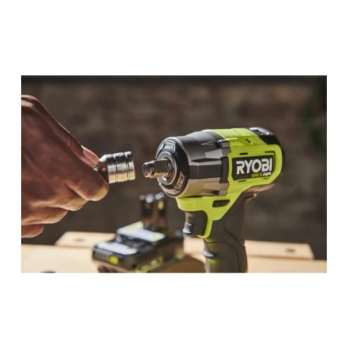 Гайковерт Ryobi ударний ONE+ HP RIW18C-0 18V, 2800об/х,в 450Нм, 1/2"m 4 швидкості (без АКБ та ЗП) (5133005898)