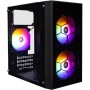 Корпус для ПК 1stPlayer X1-BK-3F1-PS-600FK-EU