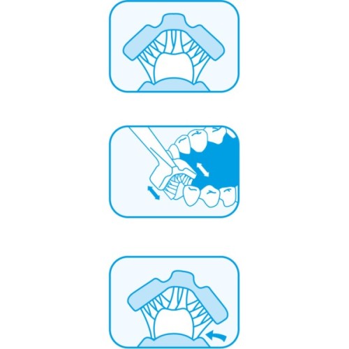 Зубна щітка Dr. Barman's Superbrush Compact Тристороння М'яка Помаранчева (7032572876328-orange)