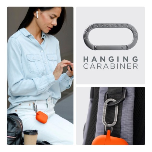 Чохол для навушників Armorstandart Hang Case For Apple AirPods Pro 3 Orange (ARM88278)