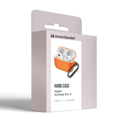 Чохол для навушників Armorstandart Hang Case For Apple AirPods Pro 3 Orange (ARM88278)