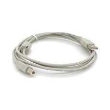 Кабель для принтера USB 2.0 AM/BM 1.8m ferrite white Voltronic (YT-AM/BM-1.8W)