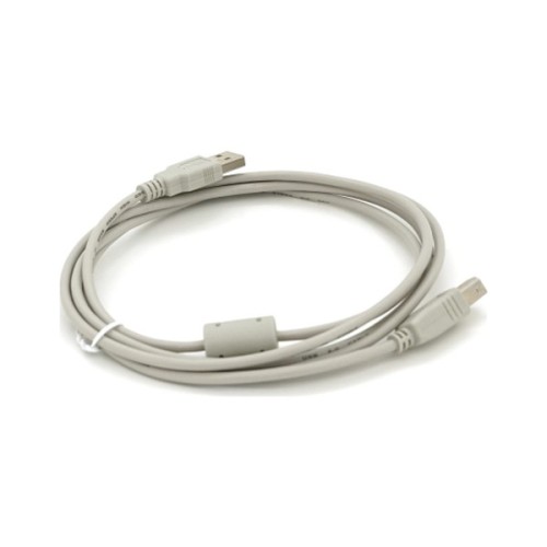 Кабель для принтера USB 2.0 AM/BM 1.8m ferrite white Voltronic (YT-AM/BM-1.8W)