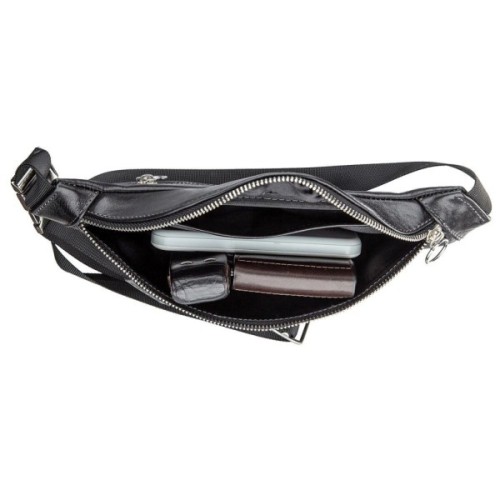 Сумка Grande Pelle Поясна Чорна (11140)