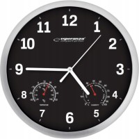 Настінний годинник Esperanza Wall Clock Lyon 25см Black (EHC016K)