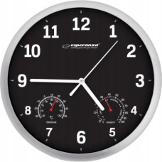 Настінний годинник Esperanza Wall Clock Lyon 25см Black (EHC016K)