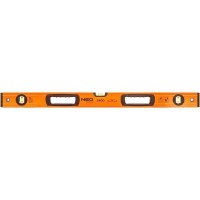Рівень Neo Tools S 400 алюмінієвий, 80 см, 3 капсули, 2 отвори для рук (71-143)