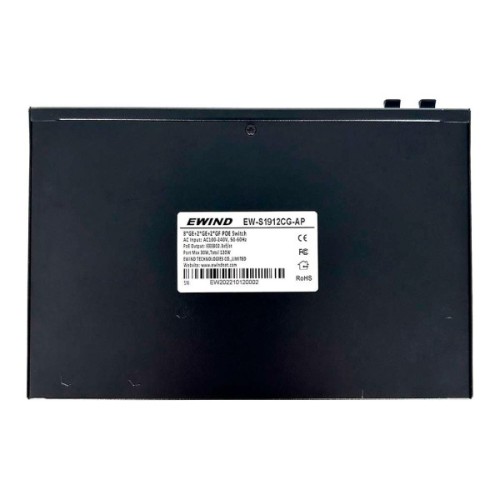 Комутатор мережевий Ewind EW-S1912CG-AP POE