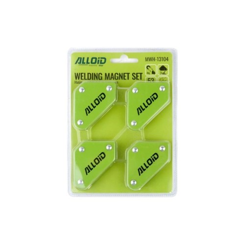 Магніт для зварювання Alloid 4кг, 4шт, трикутник (MWH-13104)