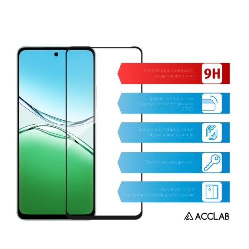 Скло захисне ACCLAB Full Glue ESD Oppo A5 Pro 5G Black (1283126623882)