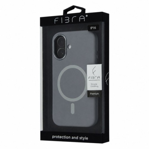 Чохол до мобільного телефона BeCover FIBRA Silicone OmniMag Apple iPhone 16 Gray (716227)
