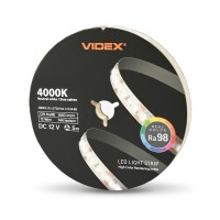 Світлодіодна стрічка Videx DC12V 60W 5M 4000K Ra98 IP20 5м (VL-LST28144-12124-B5)