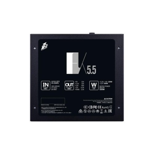 Блок живлення 1stPlayer 550W (FK-550-BK-EU)