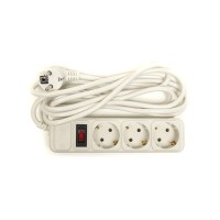 Мережевий фільтр живлення PowerPlant 3 м, 3 розетки, евростандарт (JY-1054/3) (PPSA10M30S3)
