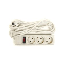 Мережевий фільтр живлення PowerPlant 3 м, 3 розетки, евростандарт (JY-1054/3) (PPSA10M30S3)