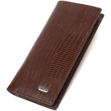Гаманець Canpellini Без застібки з натуральної шкіри Коричневий (21903)