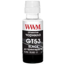 Чорнило WWM HP GT53 100г Black Pigment, для Ink Tank 115/315/319 (H53BP)