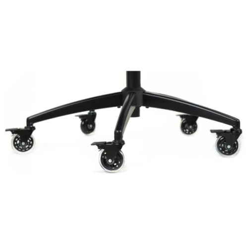 Ролик для крісла Аклас FI 11 безшумний зі стопором D-75, Прозорий (00166280)