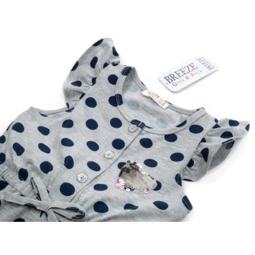 Комбінезон дитячий Breeze в горошок (15992-104G-gray)