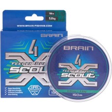 Шнур Brain Scout 4X 150m (camo) 0.100mm 5.8kg (1858.54.80)