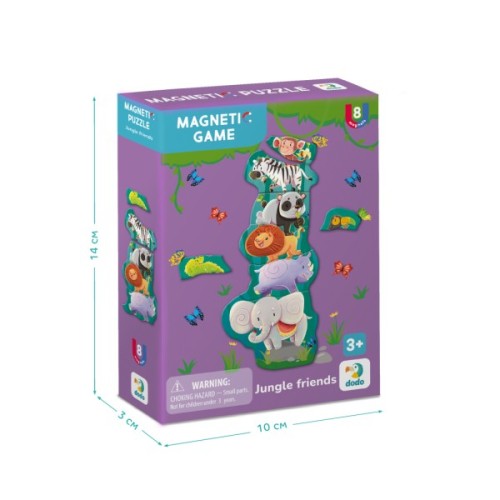 Навчальний набір DoDo Магнітна гра Друзі з джунглів (200256)