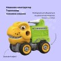 Конструктор Otamanko Машинка-конструктор Тиранозавр пожежна машина Жовтий/зелений (OTA-124TR)